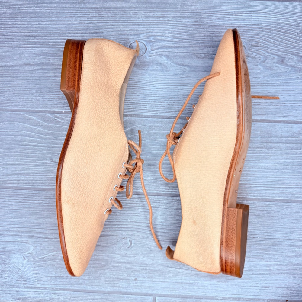 Hender Scheme Shoes Beige Leather / suede flats designer shoes no size